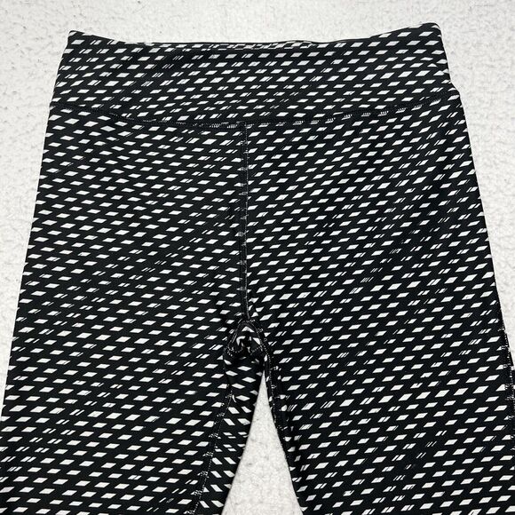 Under Armour HeatGear Women’s Medium Compression Capri Leggings Black White - Picture 2 of 11